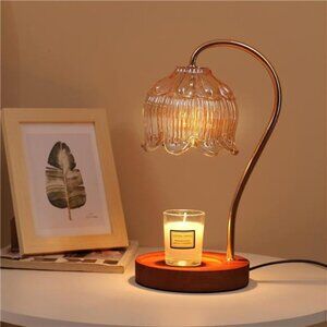 Fragrance Candle Warmer Lamp，Electric Candle Warmer with Timer